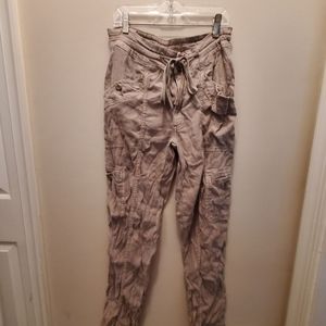 Greyish tanish american eagle cargo pants